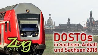 DoppelstockZüge in Sachsen und SachsenAnhalt  Die DOKU  2018  Zug2013 [upl. by Nedroj758]