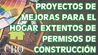 El Tipo De Obras Residencial Exentos De Persmisos De Construcción  v20 [upl. by Daley]