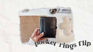 pocket rings flip ✦ Filofax holborn [upl. by Onirotciv43]