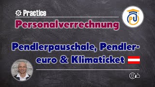 Pendlerpauschale Pendlereuro amp Klimaticket  Personalverrechnung [upl. by Shore]