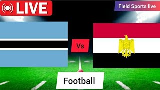 🔴 LIVE  Botswana vs Egypt live caf africa cup of nations live Score [upl. by Burman]