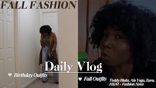 Fall Clothing Haul  Pick Birthday Outfits With Me  Sponsorship  Teddy Blake  Orthodontists Visit [upl. by Fiann]