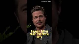 quotDoctors without Diplomasquot  Brad Pitt at Between Two Ferns  FunnyOrDie  shorts hollywood [upl. by Aihseket]