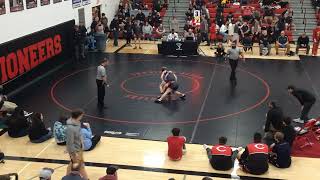 106 5th Noah Jenkins Hilliard Darby vs Andrew Siembida Circleville [upl. by Ennairb]