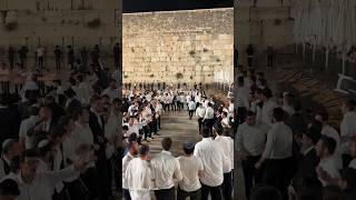 Lag BOmer celebrations at the Western Wall Jerusalem Israel 2024 [upl. by Trace]