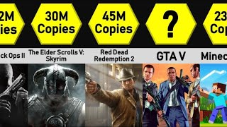 Best Selling Video Games  comparison  World Data [upl. by Gagliano]