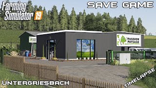 Save Game  Lawn Care on Untergriesbach  Farming Simulator 19 [upl. by Timotheus]