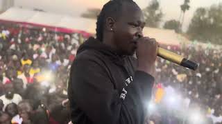 T Manager performed his hit song Rabuna at Aweil freedom square [upl. by Seth303]