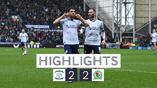 Highlights PNE 2 Blackburn Rovers 2 [upl. by Towers121]