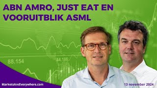 ABN AMRO Just Eat Takeaway en vooruitblik ASML [upl. by Joleen]