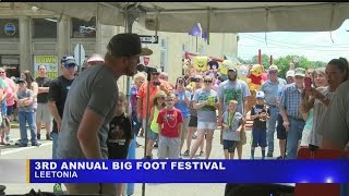 Leetonia discusses Bigfoot legend at 3rd annual festival [upl. by Whale]