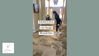 Walking Changes in Dementia shorts [upl. by Sirois]