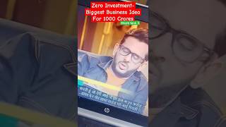 Zero Investment Business idea 10000 crore market sharktank sharktankindia money startupbusiness [upl. by Jaclyn]