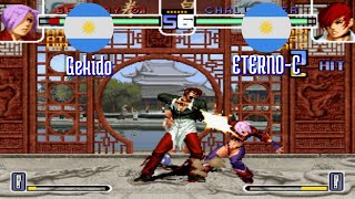 FT5 kof2002 Gekido AR vs ETERNOC AR King of Fighters 2002 Fightcade Oct 23 [upl. by Huskey]