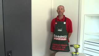 How To Install A Door Stop  DIY At Bunnings [upl. by Ifar794]