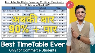 NEW HSC Timetable  Board Exams 2023  21st February 2023  Class 12th  Hemal Sir [upl. by Karlen]