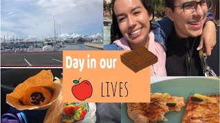 FOLLOW US AROUND LONG BEACH farmers market  homemade pizza [upl. by Curr106]