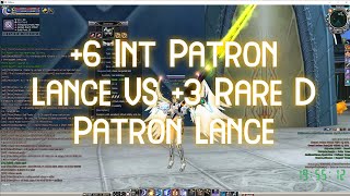 6 Int Patron Lance VS 3 Rare D Patron Lance  RF Online PlayPark Desolation [upl. by Merri]