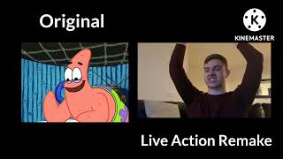 SPONGEBOB Eels amp Escalators Original and Live Action Remake COMPARISON [upl. by Bartholomew]