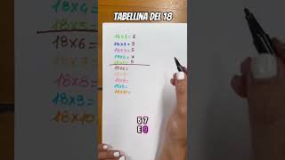 Tabellina del 18 [upl. by Tirrej]