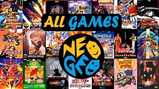 Catálogo Completo de NeoGeo 148 Juegos  ALL GAMES [upl. by Otrebla]