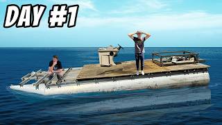 Transforming Abandoned Boat into a Houseboat  Ep 1 [upl. by Juanita]