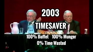 Berkshire Hathaway Annual Meeting 2003 [upl. by Nitsur]