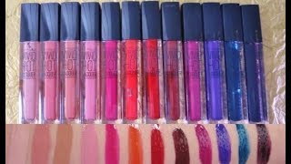 Maybelline Color Sensational Vivid Hot Lacquer Lip Gloss Review [upl. by Modeste]