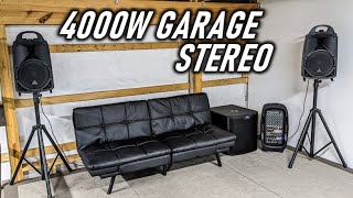 Installing a 4000W STEREO in my Garage [upl. by Adaline]