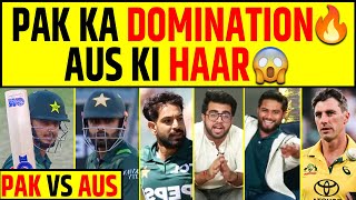 PAK VS AUS 2ND ODI AUSTRALIA KO PAKISTAN NE ROUNDAHARIS RAUF SAIM AYUB KE AAGE AUS NE TEKE GHUTNE [upl. by Ybroc]