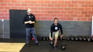 How to Kickstand Deadlift Kettlebell  Empowered Strength ft John Odden amp Aaron Tandem [upl. by Solorac733]