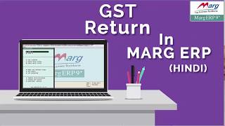 GSTR1 Return in Marg ERP Hindi [upl. by Milena]