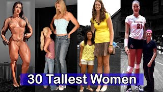 🟡 Meet the Giant Ladies Top 30 Tallest Girls on the Planet tallestgirls [upl. by Danyluk]