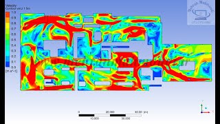 CFD Simulation CO amp Smoke of a parking garage ventilation system to better design the system [upl. by Arihsaj]