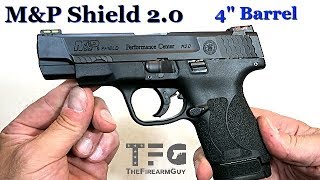 SampW Performance Center MampP Shield 20 w 4quot Barrel NEW 2019  TheFireArmGuy [upl. by Haziza308]