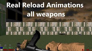 DOOM Real reload animation all weapons [upl. by Ennoid]