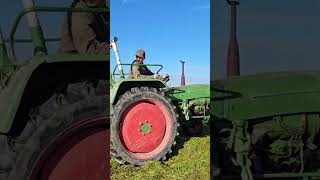 Oldtimer Kramer mit Fella Schwader😍🚜 [upl. by Axel]