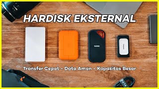 BARU 10 Rekomendasi HARDISK EKSTERNAL TERBAIK 2024 – HDD amp SSD Awet Berkualitas [upl. by Frodine]