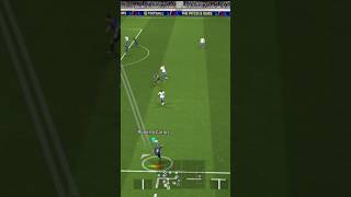 An epic cross with a spectacular volley efootball efootballpesmobile pes efotball2025 football [upl. by Ddat]