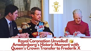 👑 Majestic Moment Unveiled Frederik X Ascends the Throne as Denmarks New King [upl. by Worsham]