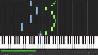 Dax Johnson Bright Eyes piano tutorial Synthesia [upl. by Raddi]