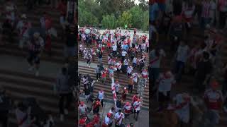 Llegan los borrachos del tablón al estadio [upl. by Reinal142]