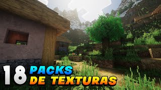 TOP 18 PACKS DE TEXTURAS QUE DEBERÍAS USAR 120 🔥💎 JAVA Y BEDROCK [upl. by Isis]