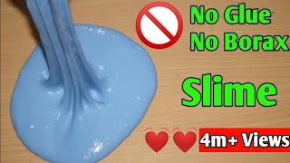 How To Make Slime Without Glue Or Borax l How To Make Slime With Flour and Sugar l DIY No Glue Slime [upl. by Ylatfen]