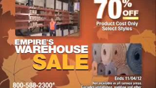 Empire Today  70 Off Warehouse Sale Animated Clip Last [upl. by Hannasus402]