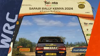 EA WRC Safari takeover Kenya Kanyawa H2 FWD  Setup for each car at end of video [upl. by Avrenim682]