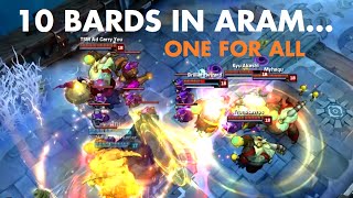 10 Bards in ARAM One for All [upl. by Blaire717]