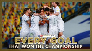 EVERY Leeds United goal that won the Championship title  201920 season [upl. by Shayla615]