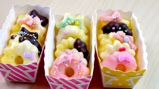 CLOSED：GIVEAWAY Microwavable Mini Donuts Mold 小さくてかわいい レンジでドーナッツ [upl. by Nolham]