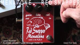 Menatone Red Snapper demo by Lance Keltner [upl. by Bellda]